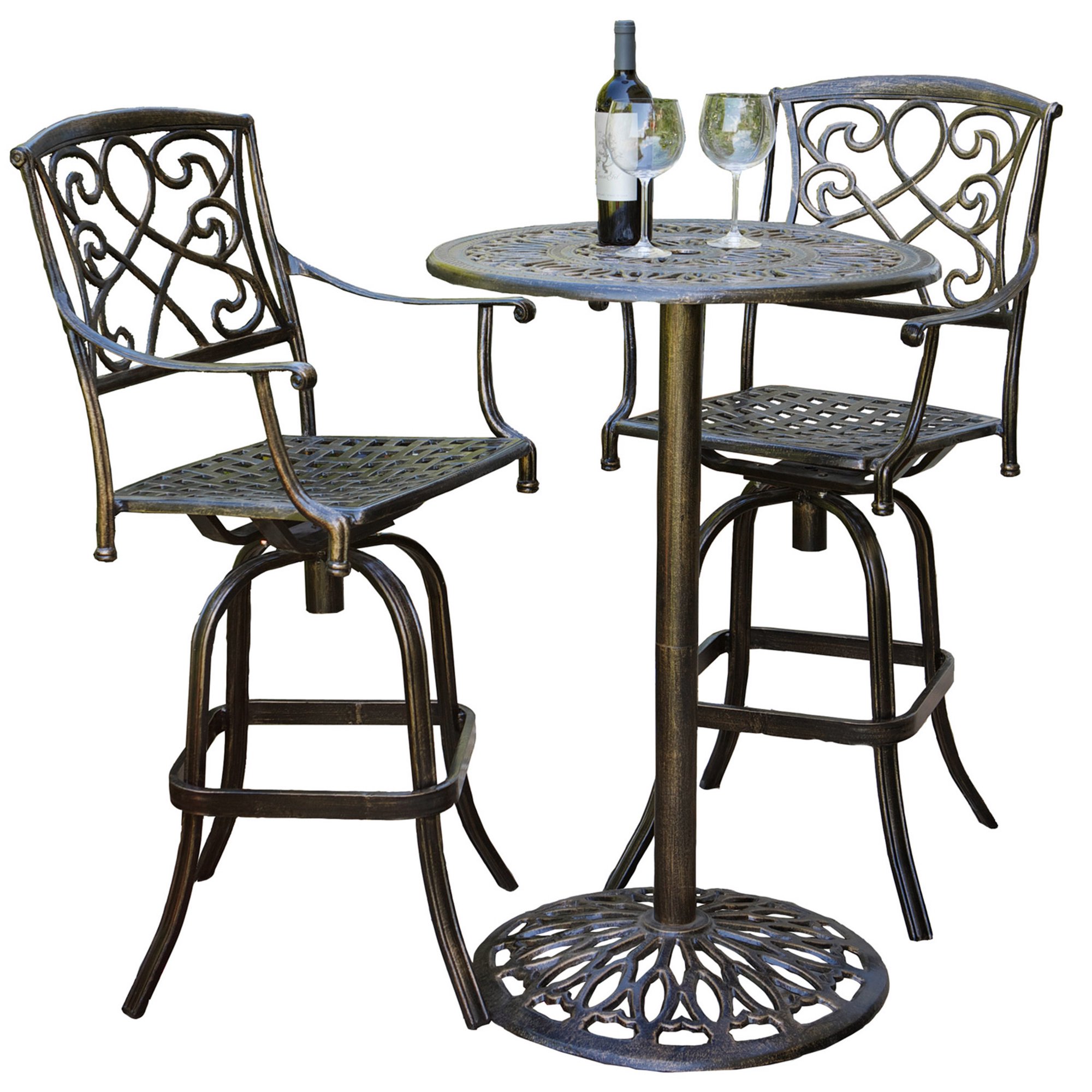 Piece Bar Height Patio Bistro Sets For The Outdoors