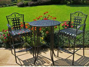 bar height outdoor bistro sets