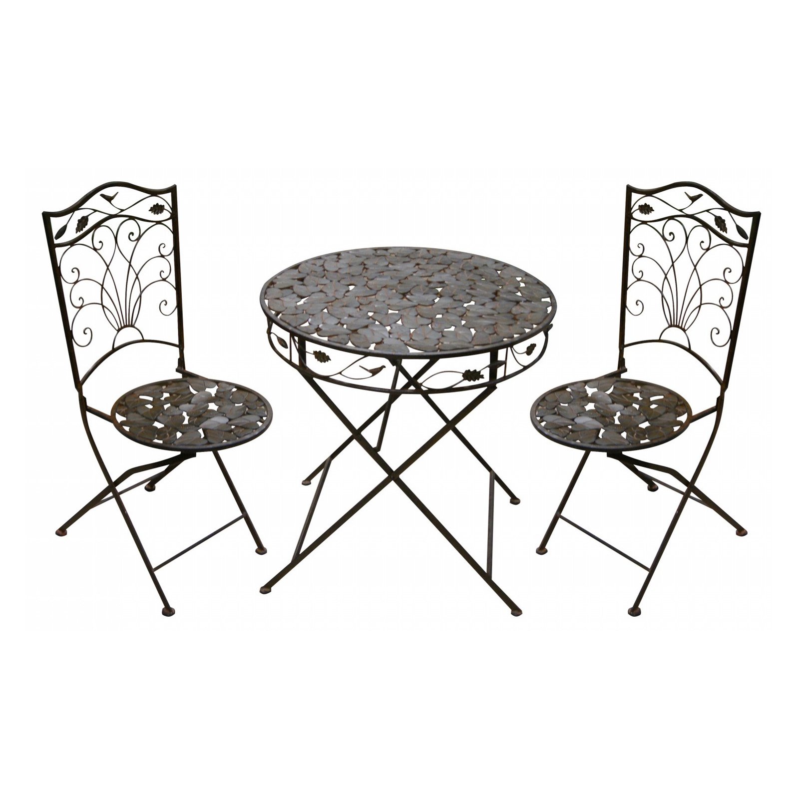 Stylish Outdoor Folding Metal Bistro Set Reviews