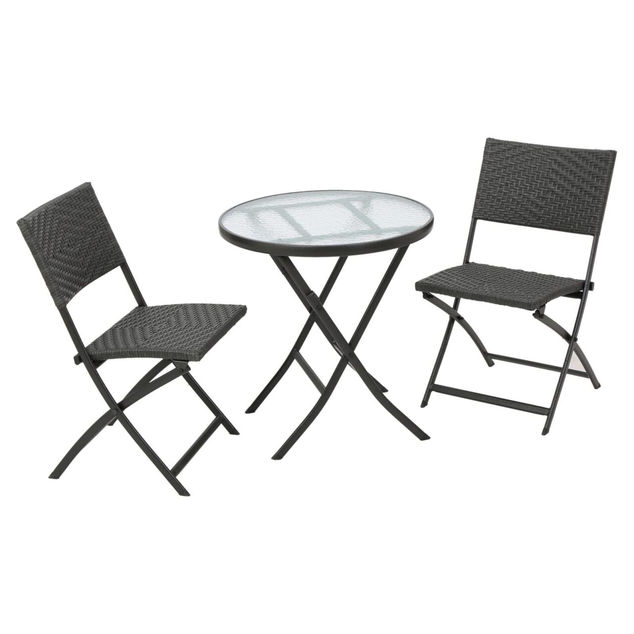 Stylish Outdoor Folding Metal Bistro Set Reviews