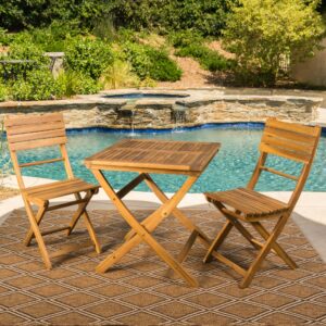 Folding Wooden Garden Bistro Sets For The Outdoors
