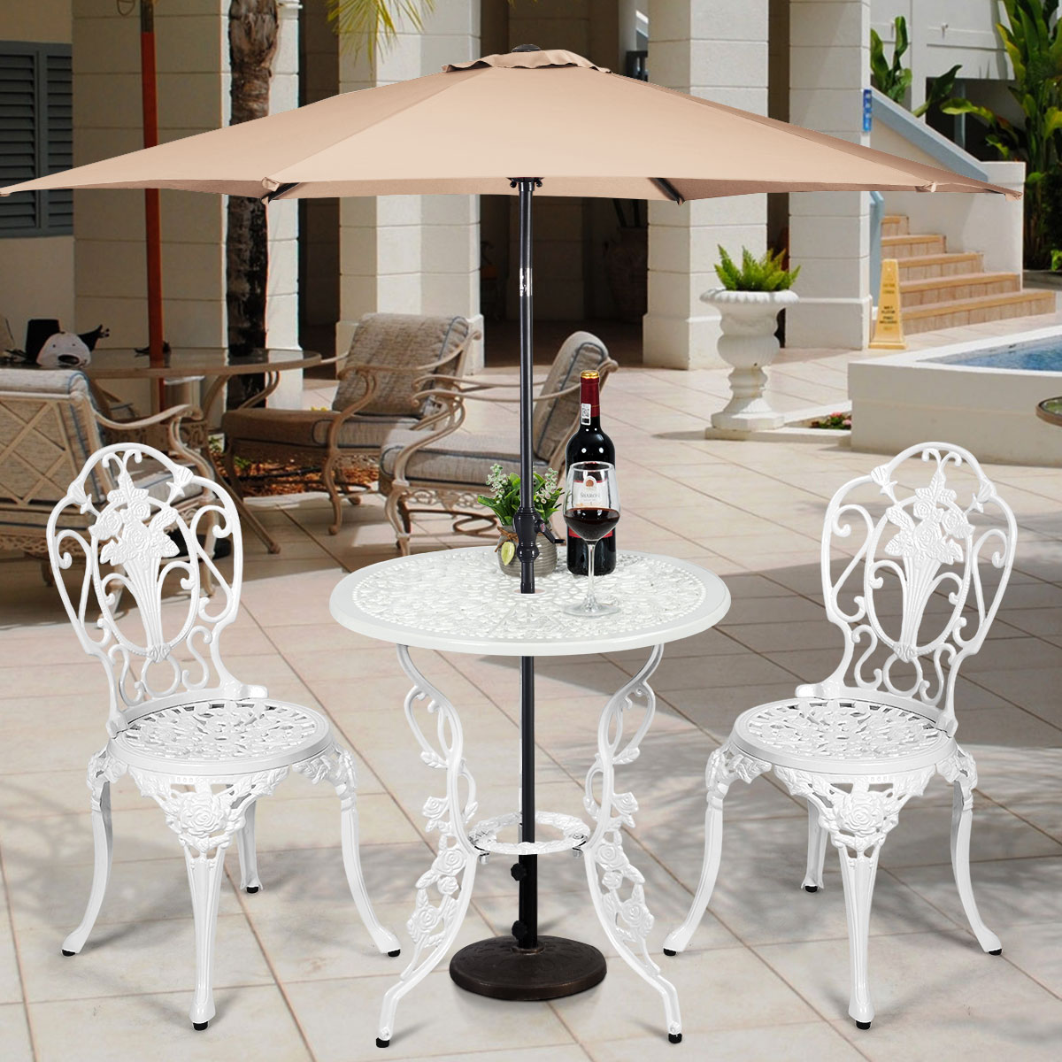 Best Cast Aluminum Outdoor Patio Bistro Sets Reviews Outdoor Patio Bistro Sets