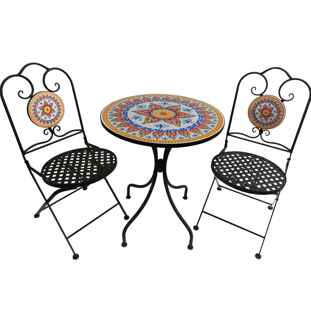 Mosaic Bistro Table And Chairs Mosaic Garden Table Chairs Dining Set Garden Furniture Bistro