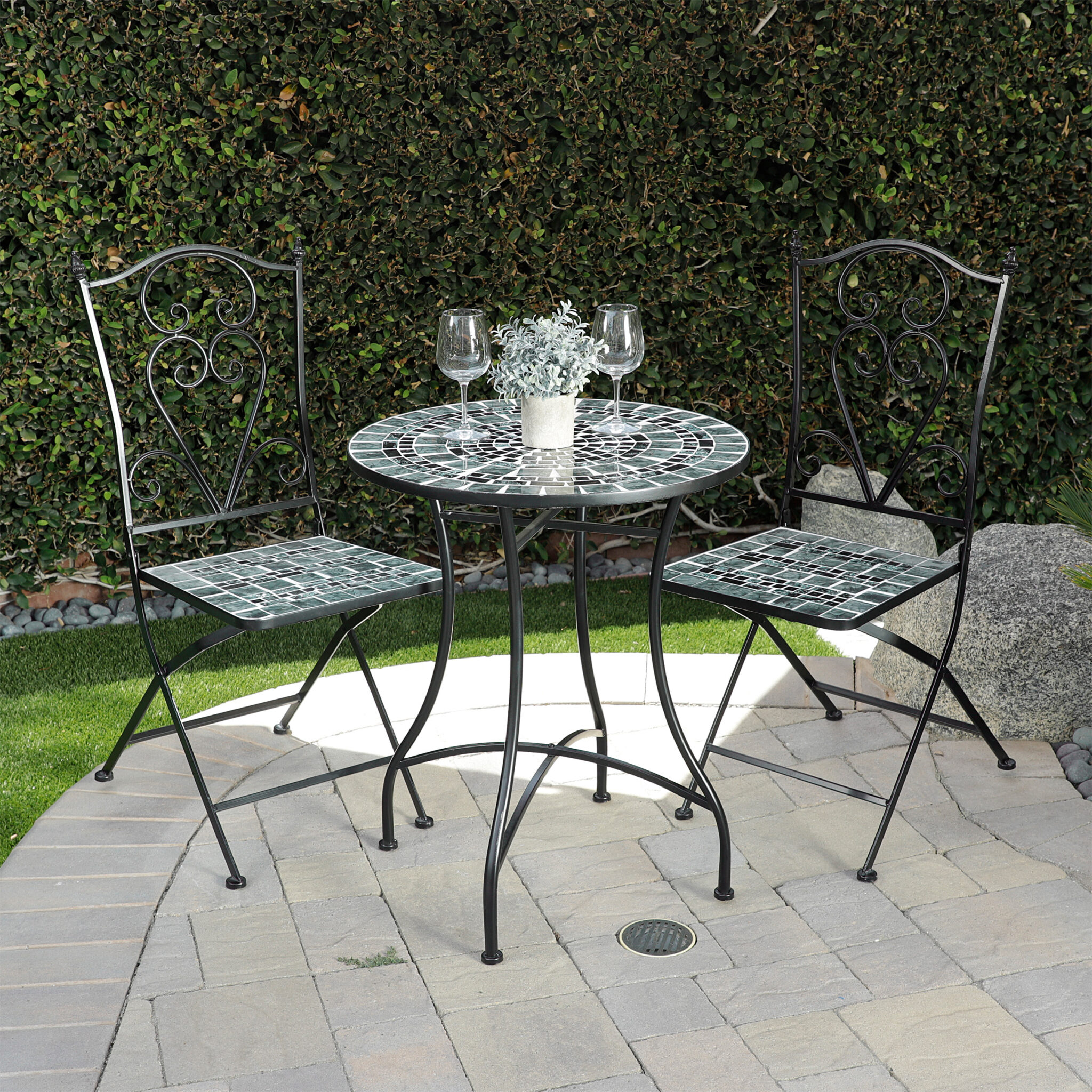 Mosaic Bistro Patio Sets For The Outdoors