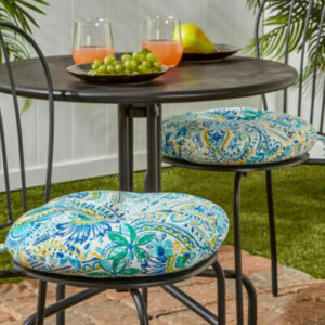 round outdoor cushions for bistro chairs