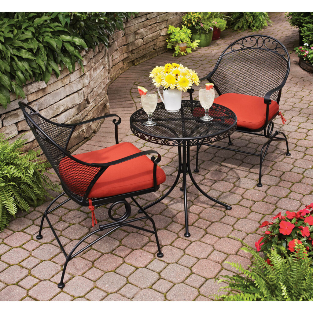 3-Piece Bistro Sets With Cushions