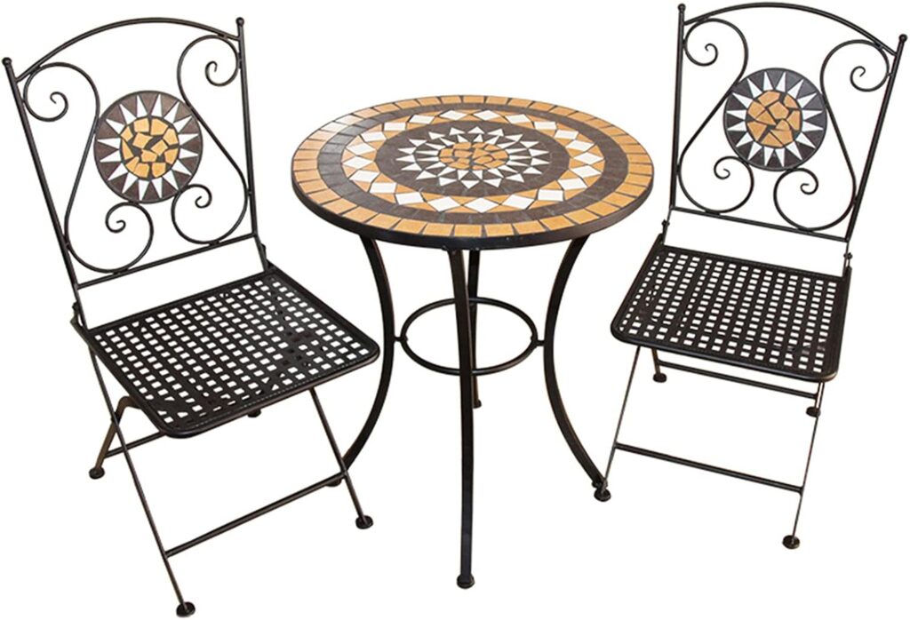 mosaic bistro patio sets
