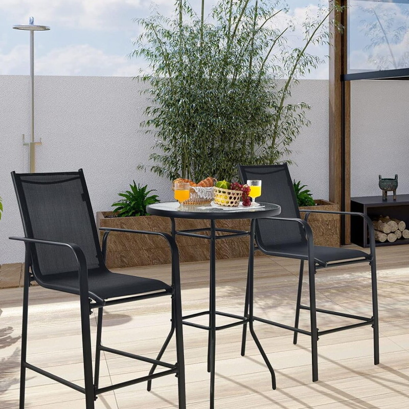 outdoor high top bistro set