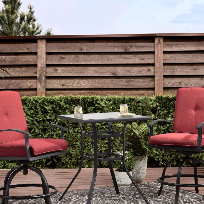 outdoor high top bistro set
