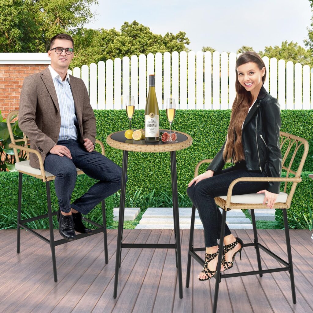 outdoor high top bistro set